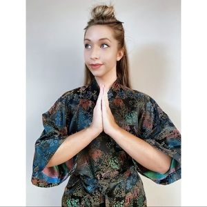 Rare vintage 100% silk Japanese kimono
